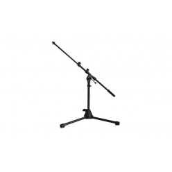 CAYMON CST259/B Microphone drum stand with extendable boom arm, adjustable from 500 to 900mm. Black